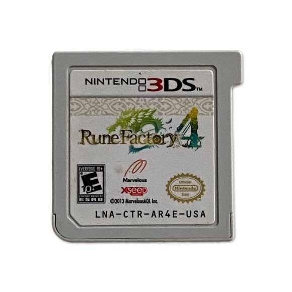 Nintendo 3DS Rune Factory 4 - 2013 Video Game Cartridge Only - Tested - Picture 2 of 3